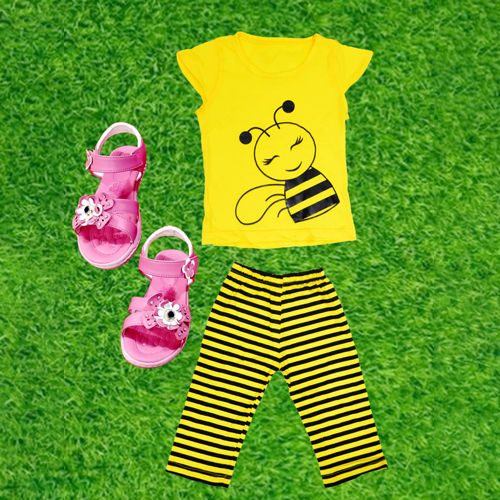 Different Available Baby Yellow Pant And T-Shirt