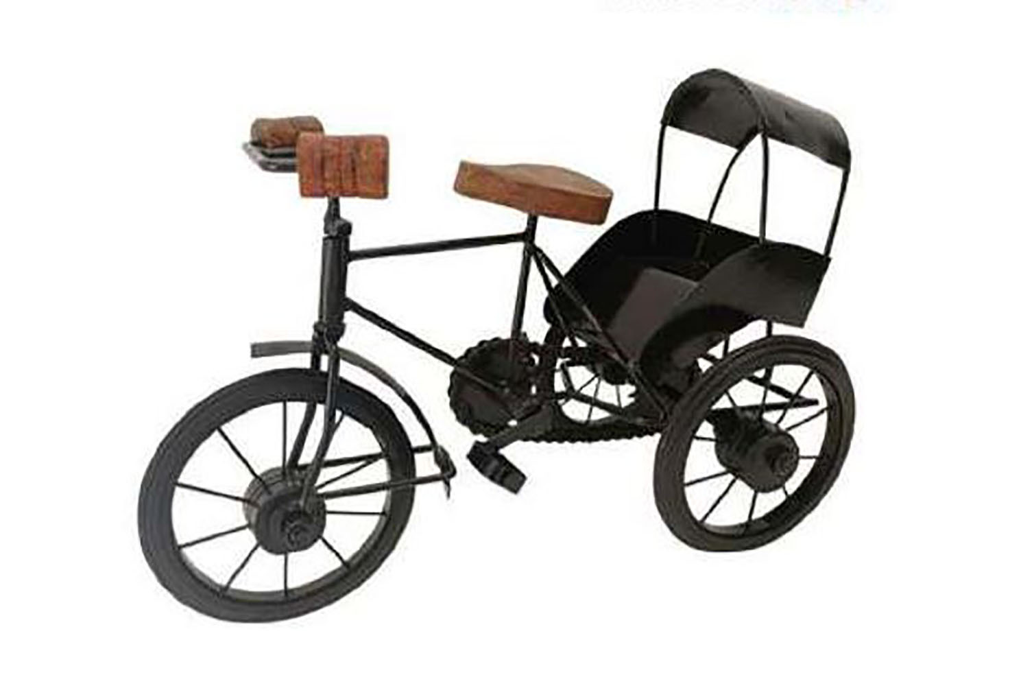 WROUGHT IRON JALI RICKSHAW