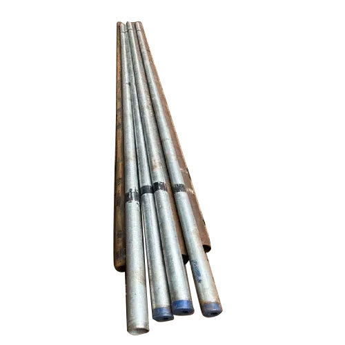 White Galvanized Iron Solar Pole