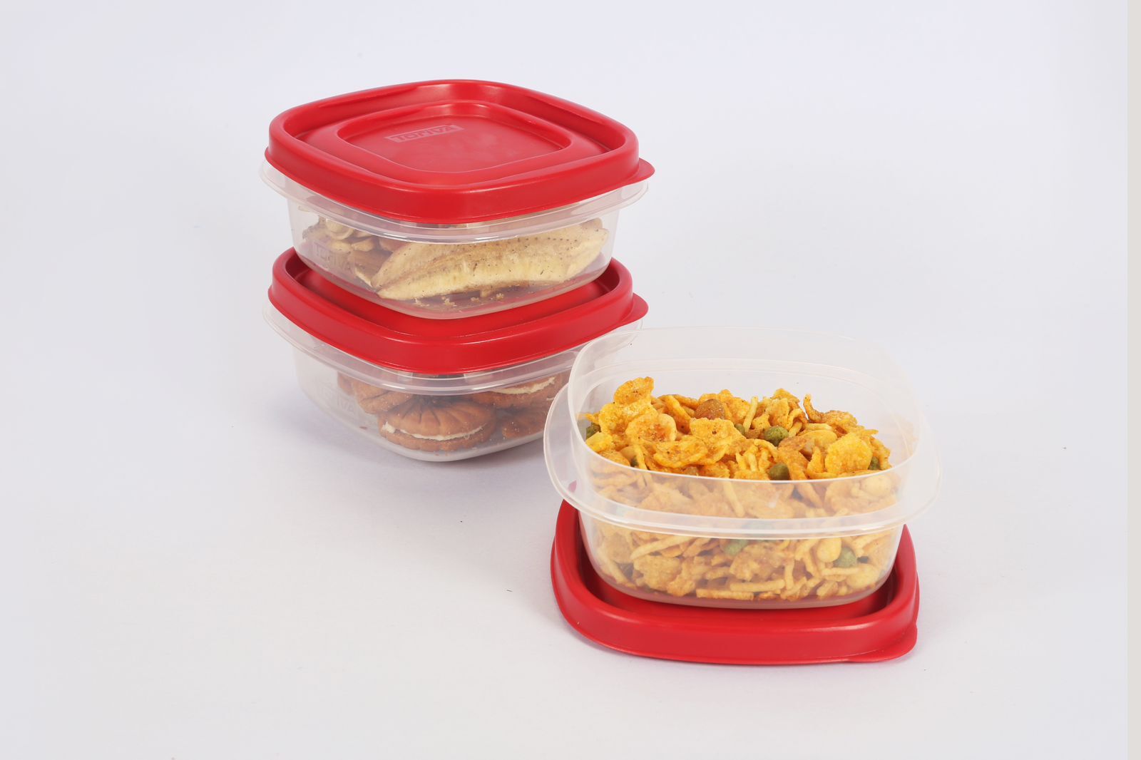 300ml counter top container: set  of 3