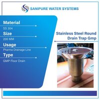 Stainless Steel Round Drain Trap Gmp