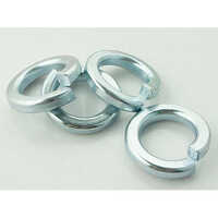 Spring Lock Washer - Stainless Steel, Different Thicknesses In Millimeter (mm), Silver Polished Finish, Circle Shape For Industrial Applications