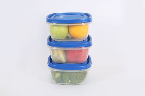 1200ml counter top container: set of 3