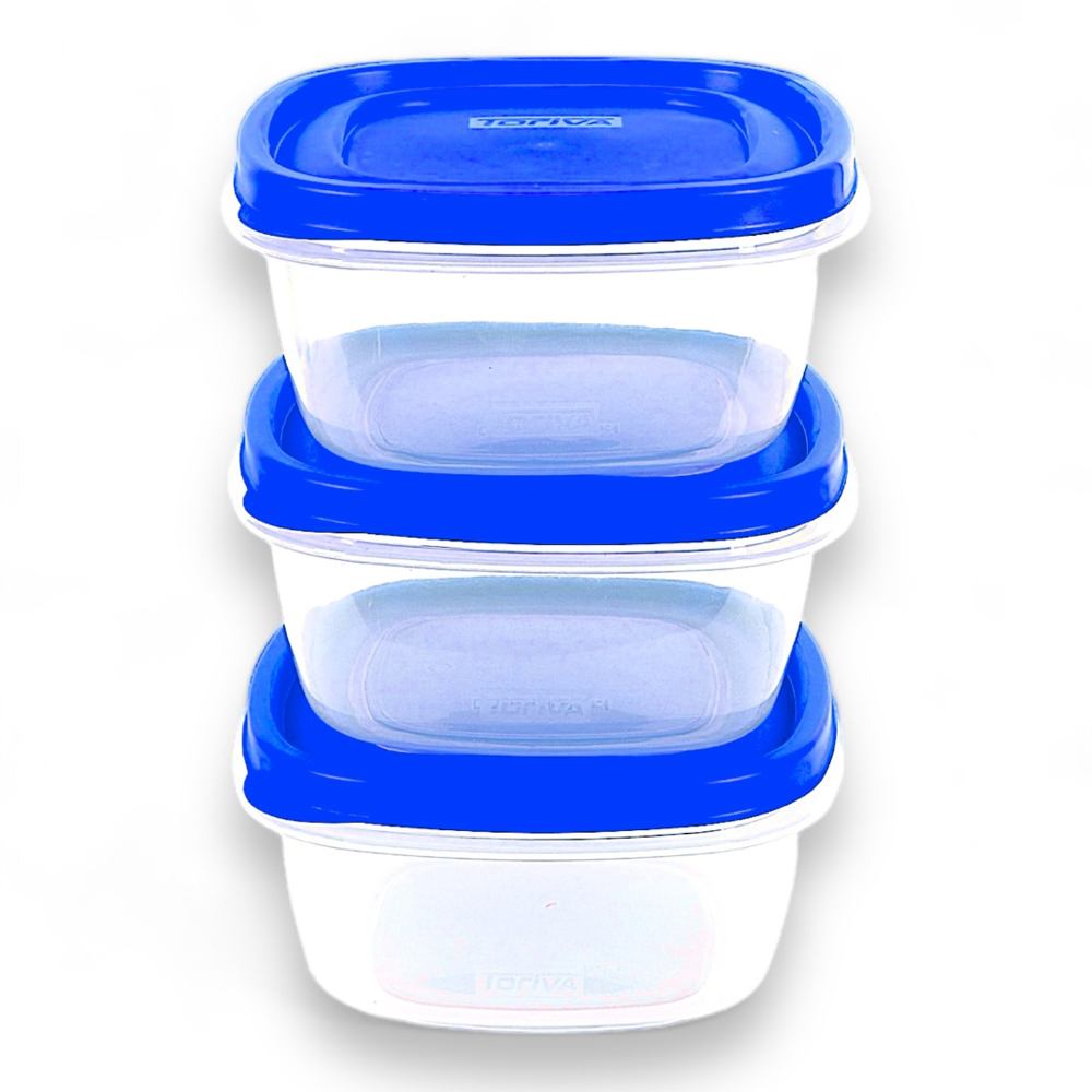 1200ml counter top container: set of 3