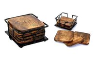Wooden Coaster - Color: Brown