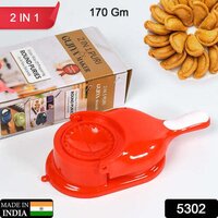 Dumpling Press Mould For Gujiya Ghughra Momos Making 2 In 1 Dumpling Maker Mould Machine Kitchen Dumpling Making Tool (5302)