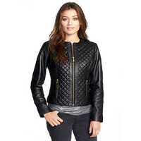Washable Women Leather Jacket