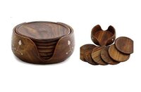 Wooden Square Platter - High-quality Wood And Brass Accents, Elegant Design For Home Decoration And Stylish Dining Experience