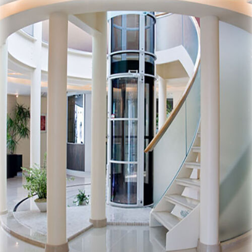 Designer Lift Glass Cabin