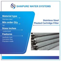 Stainless Steel Pleated Cartridge Filter