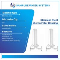 Stainless Steel Micron Filter Housing