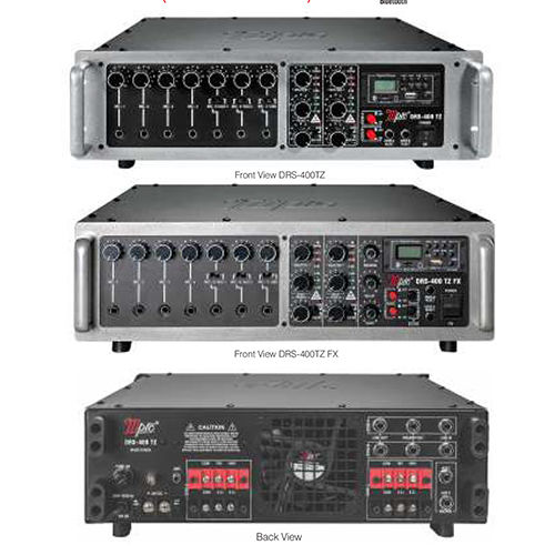 Black & Gray Drs-400Tz Drs-400Tz Fx (With Echo) Audio Amplifiers