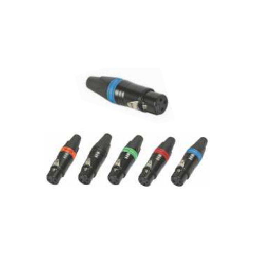 Black Mt-904Bg 3 Pin Xlr Female Connector