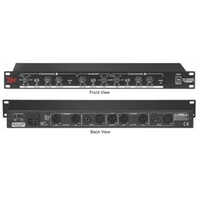 Black Pc-200sw 2 Way Active Crossover With Subwoofer Out