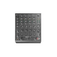 Black 4 Channel Dj Mixer - 335 X 280 X 115 Mm, 20hz-20khz Frequency Response | Usb In/out, Adjustable Booth Output, 3 Mic Inputs