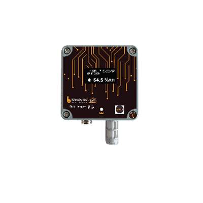 In-Built Sim Temperature Humidity Data Logger - Color: Brown