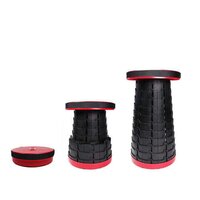 Retractable Folding Stools - Plastic, 26x26x8 Cm | Portable Lightweight For Indoor/outdoor Travel, Fishing, Camping, Garden Use