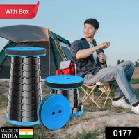 RETRACTABLE FOLDING STOOLS PORTABLE LIGHTWEIGHT FOR INDOOR AND OUTDOOR TRAVEL FISHING CAMPING GARDEN USE 0177