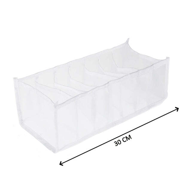 LAUNDRY 7 SECTION BAG WIDELY USED FOR STORING AND MANAGING LAUNDRY CLOTHS AND STUFFS ETC 6154