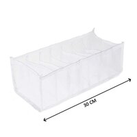 LAUNDRY 7 SECTION BAG WIDELY USED FOR STORING AND MANAGING LAUNDRY CLOTHS AND STUFFS ETC 6154