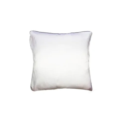 12 x 12 Inch White Plain Cushion