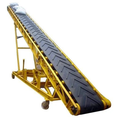 Yellow & Black Bag Handling Conveyor