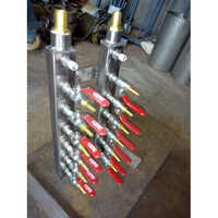 Gas Manifold Fittings - Chrome Material, Gray Color | High Performance, High Efficiency, Stable Operation, 1 Year Warranty, Automatic Control System