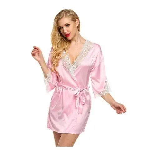 Various Colors Available Light Pink Ladies Night Dress