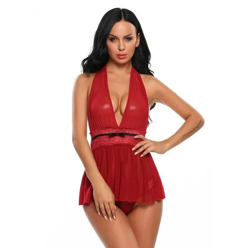 Various Colors Available Red Women Night Dress