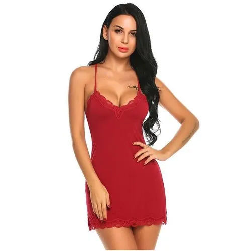 Various Colors Available Ladies Night Dress