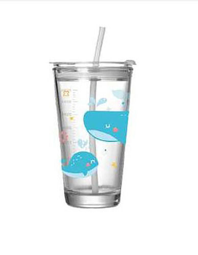 GLASS PRINTED CUP