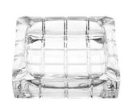 Glass Ashtray - Glass Material, Large Size, Transparent Finish | Includes 6 Juice Glasses & Tumblers For Versatile Serving And Elegance
