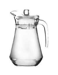 Glass Pitcher Jug - Durable Glass Material, 6-piece Set With Tumblers & Straws, Perfect For Juice And Beverages, Stylish Design For Entertainment