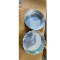 Aluminium Dish - Medium Size, Round Shape, Silver Color - Ideal For Laboratory Use, Set Of 6 Pieces