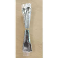 Stainless Steel Spatula Set - 8 Inch & 12 Inch , Silver Color For Laboratory Use