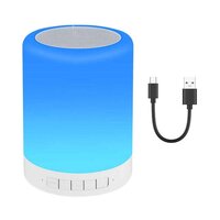 WIRELESS NIGHT LIGHT LED TOUCH LAMP SPEAKER BLOOTUTH SPEAKER (6249)