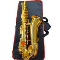Golden And White Nickle Brass Saxophone - Color: As Per Availability