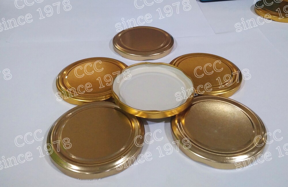 70mm Plain Gold And Silver LUG CAPS