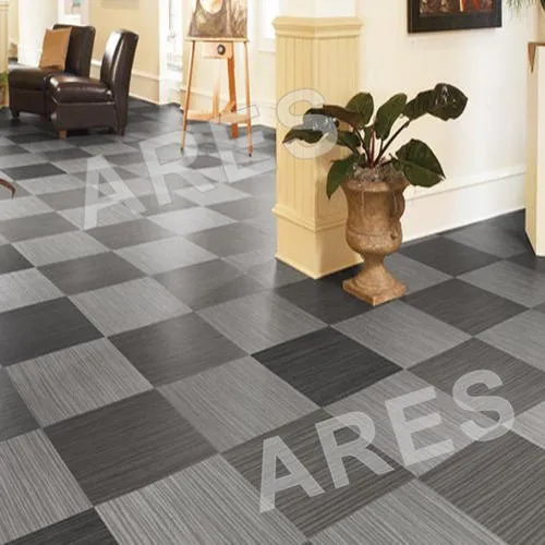 Woven Vinyl Luxury Flooring - PVC Material, Customized Size | Polished Tiles, Anti-Aging Feature, Moisture Content: Nil, Color as per Availability