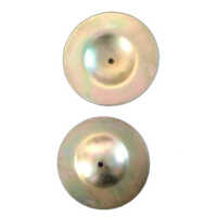 8 Inch Musical Metal Manjira - High-quality Metal Alloy, 8 Inches, Custom Colors Available | Manual Control, Non-electric Hand-held Instrument