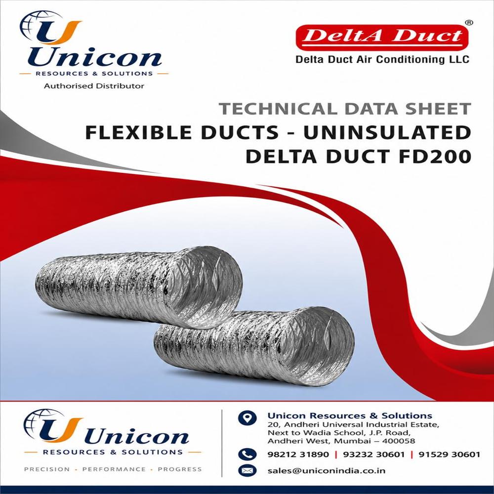 Non Insulated Flexible Duct - Color: Silvar
