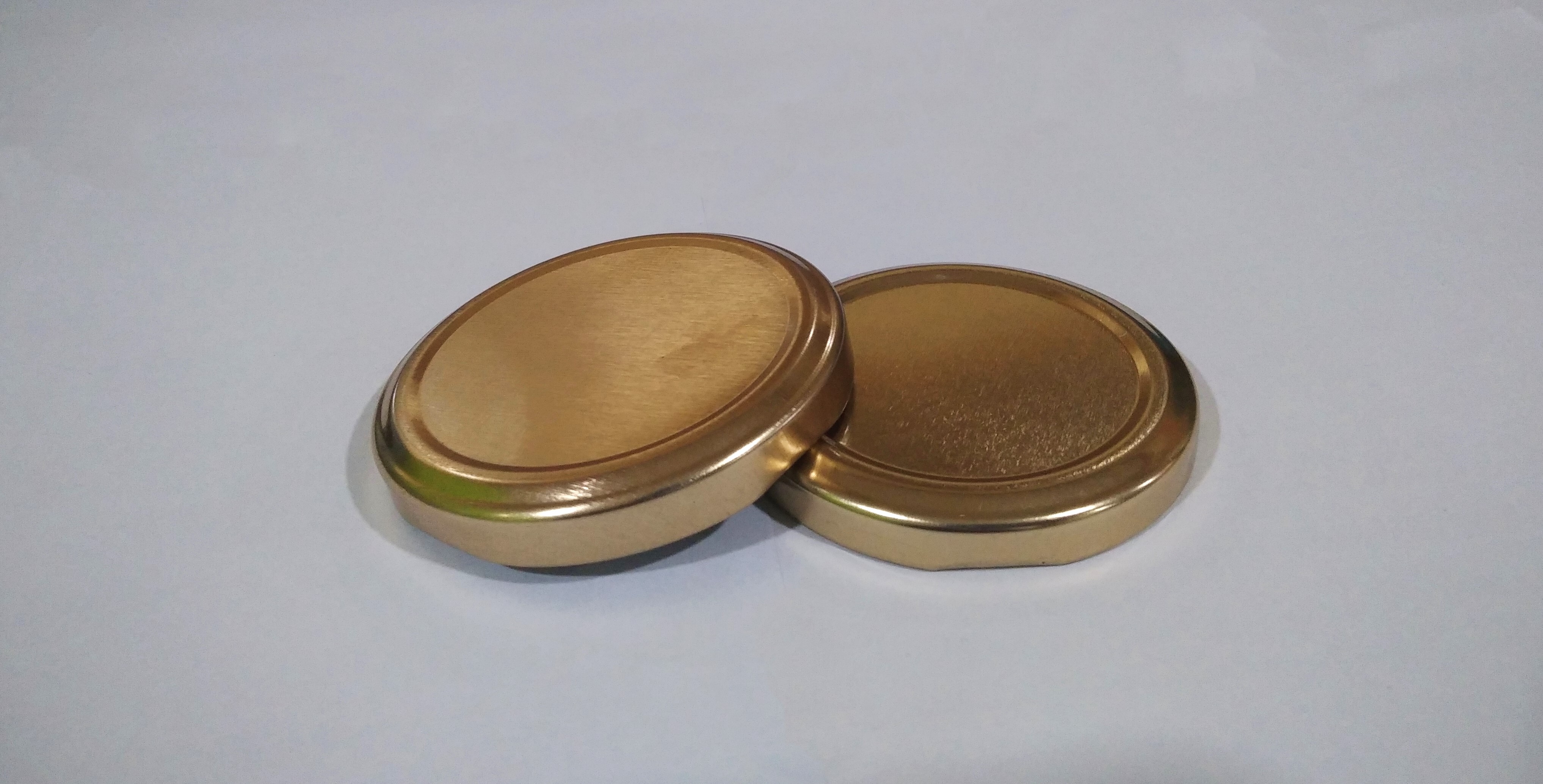 66mm Plain Gold And Silver LUG CAP