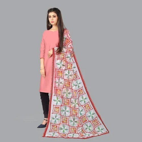 Multicolor Ladies Fancy Net Dupatta