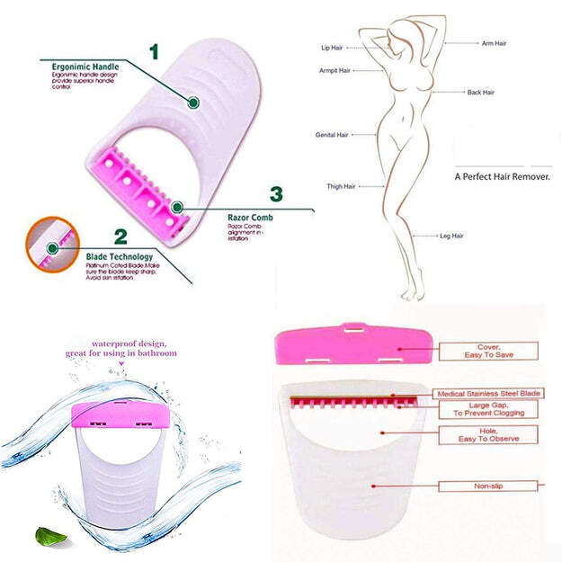 DISPOSABLE BODY SKIN HAIR REMOVAL RAZOR FOR WOMEN PACK OF 6 (1236)