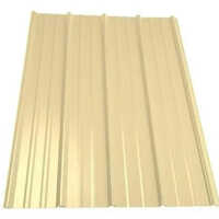 Gi Color Profile Sheet - Steel, Width 1060mm, Thickness 0.5mm, Color Beige | Dual-coated For Corrosion Resistance, Impact Resistant