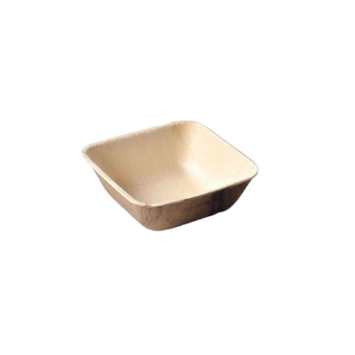 4 Inch Square Areca Bowl Application: Commercial