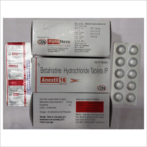 Betahistine Hcl. 16 Mg. General Medicines