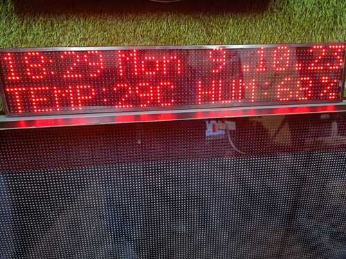 Large Digit LED Display Temperature  Humidity Meter Displays