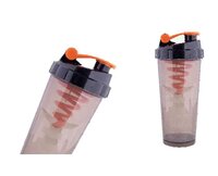 Blender Shaker Bottle - Stainless Steel & Plastic, 32oz Capacity, Lightweight, Includes Lid & Straw For Smooth Mixing