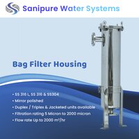 Ss Bag Filter Housing - Color: Steel